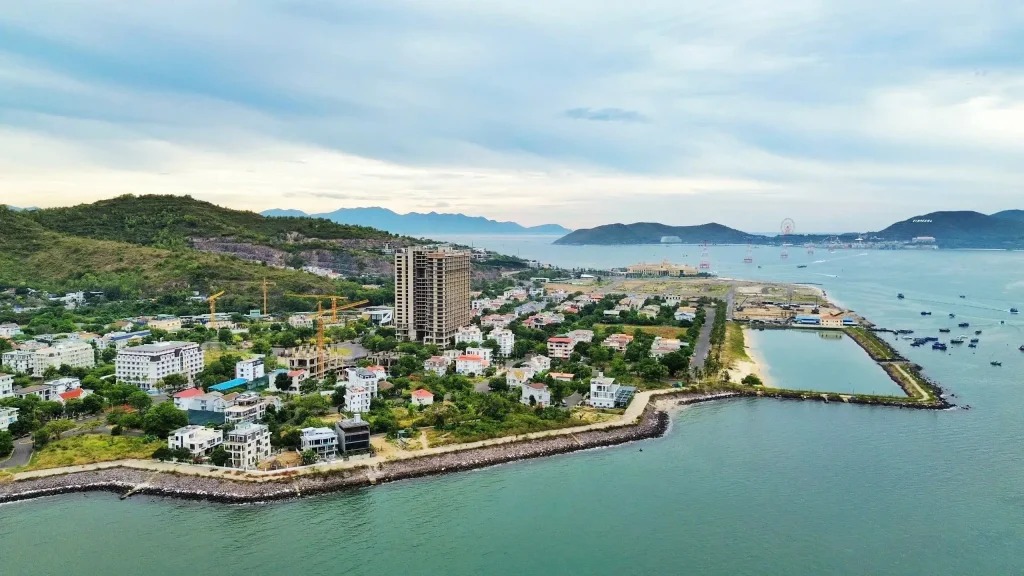 Dự án Vinpearl Phú Quý nhìn từ trên cao